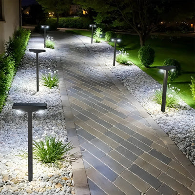 Delira T-vormige Solar Tuinlampen Set Buiten