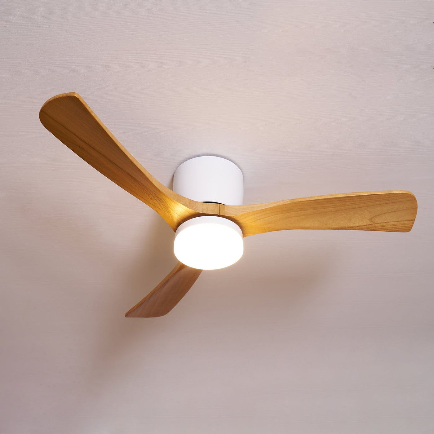 Delira Plafondventilator Licht Houtdesign Stil