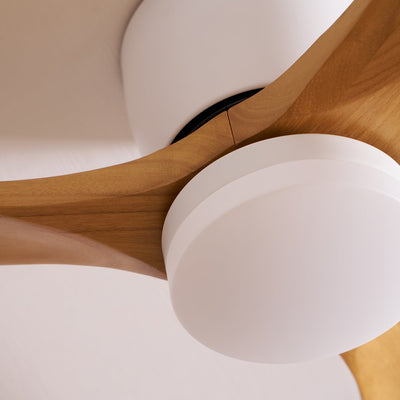 Delira Plafondventilator Licht Houtdesign Stil