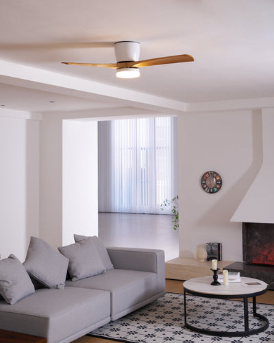 Delira Plafondventilator Licht Houtdesign Stil