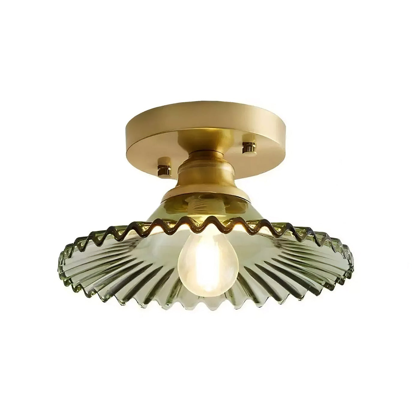 Delira Plafondlamp Met Glazen Kap