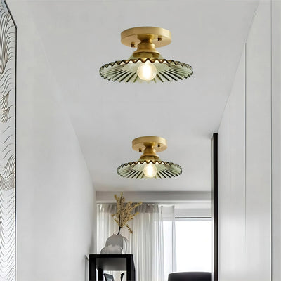 Delira Plafondlamp Met Glazen Kap