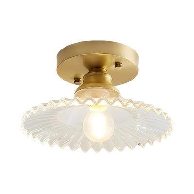 Delira Plafondlamp Met Glazen Kap
