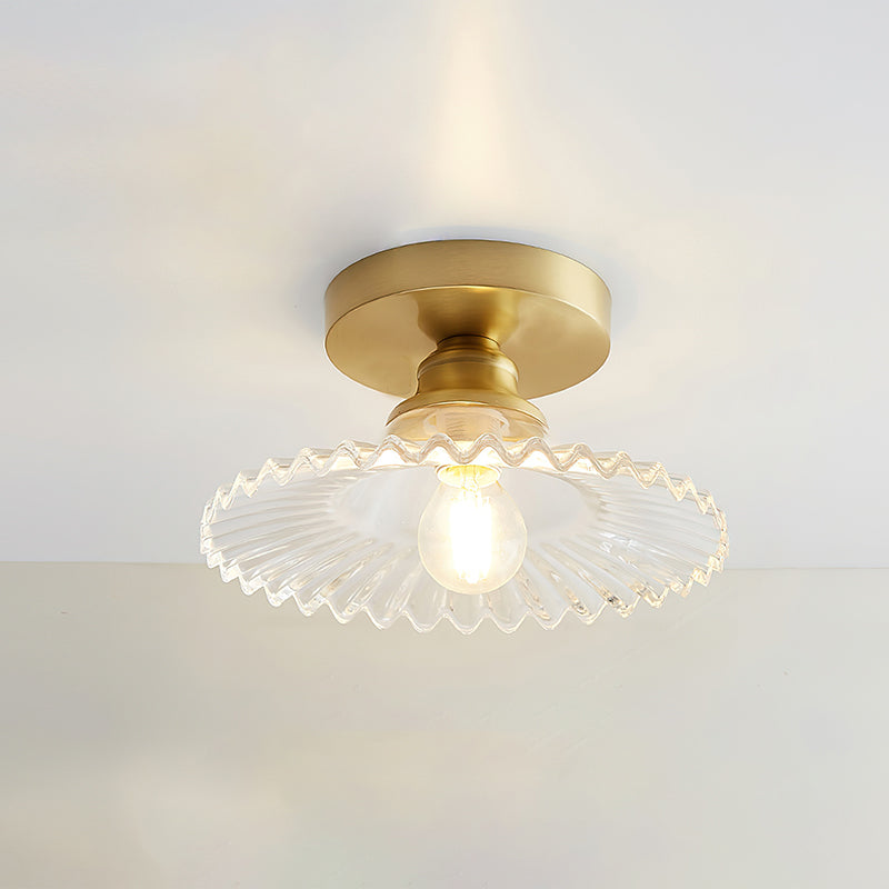 Delira Plafondlamp Met Glazen Kap