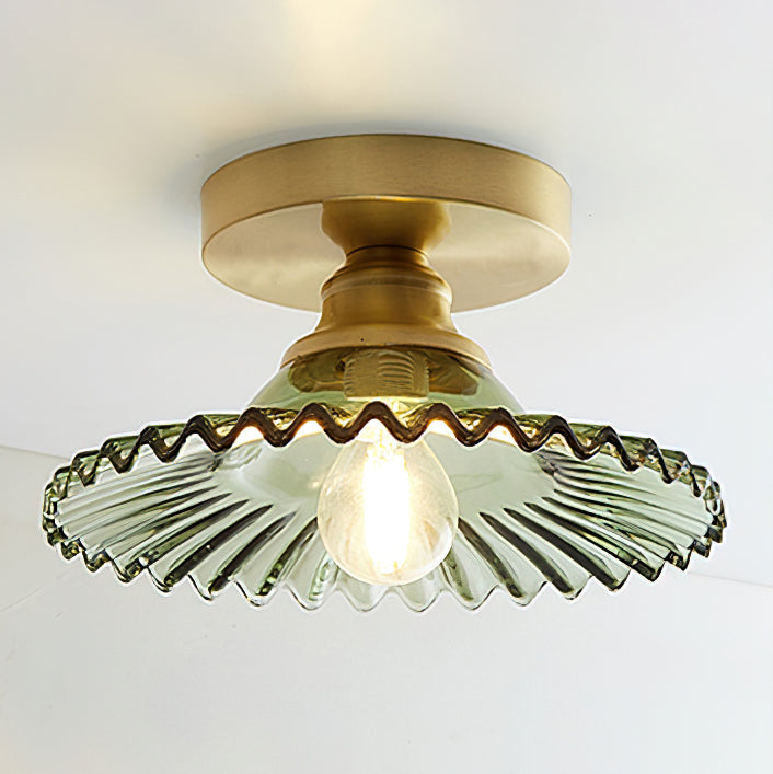Delira Plafondlamp Met Glazen Kap