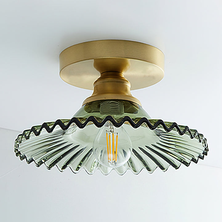 Delira Plafondlamp Met Glazen Kap