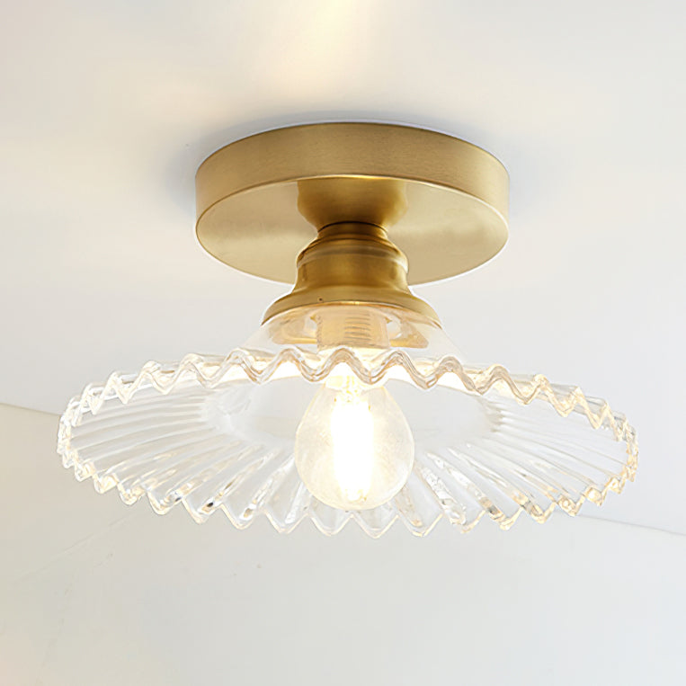 Delira Plafondlamp Met Glazen Kap