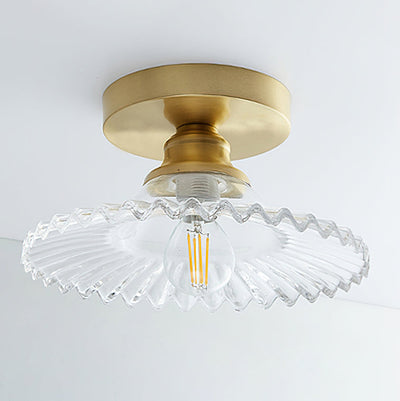 Delira Plafondlamp Met Glazen Kap