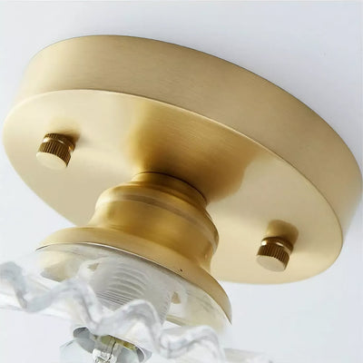 Delira Plafondlamp Met Glazen Kap