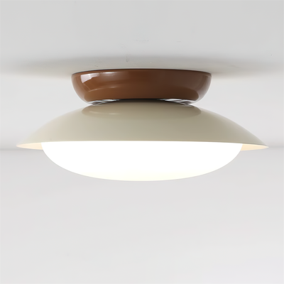 Delira Plafondlamp Groenbruin Koepelvormig