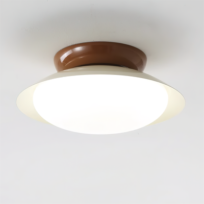 Delira Plafondlamp Groenbruin Koepelvormig