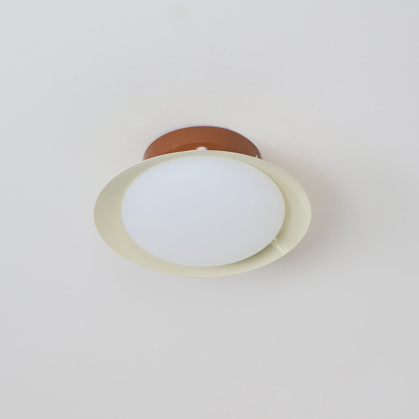 Delira Plafondlamp Groenbruin Koepelvormig