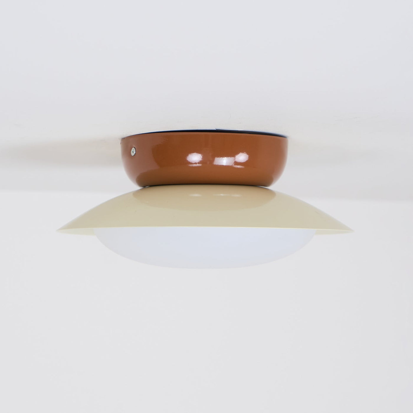 Delira Plafondlamp Groenbruin Koepelvormig