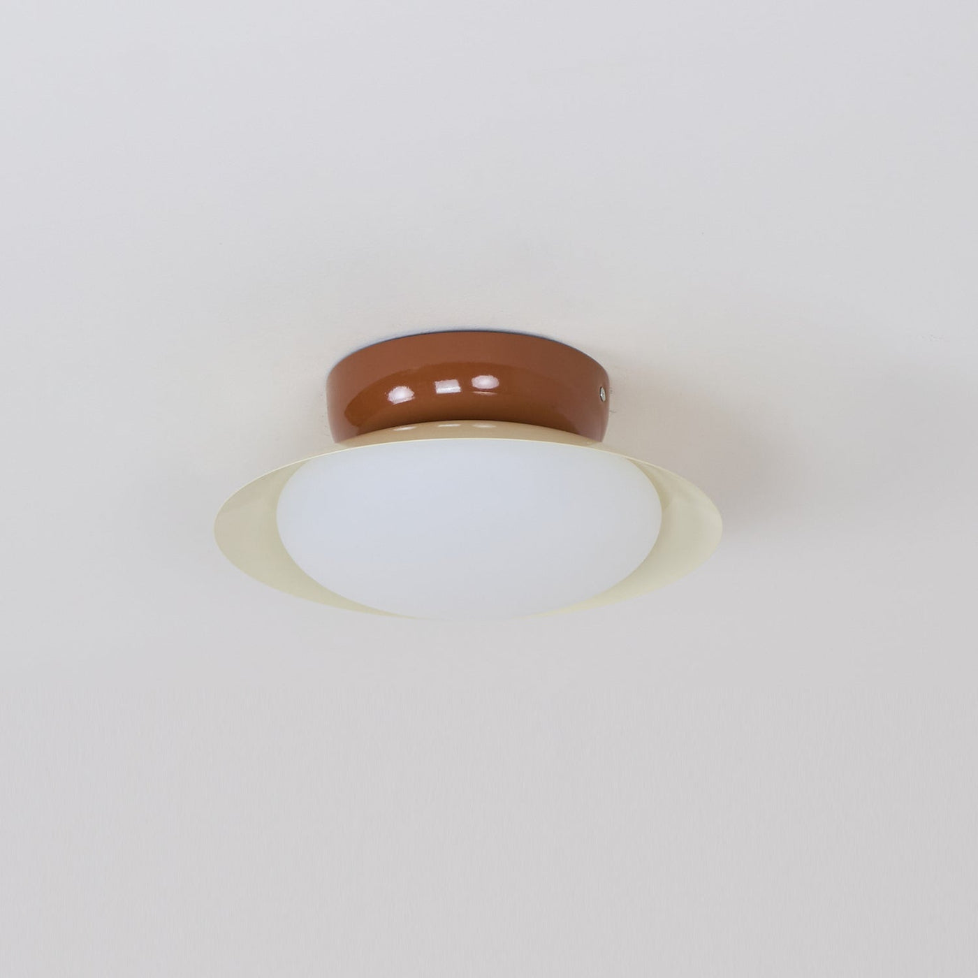 Delira Plafondlamp Groenbruin Koepelvormig