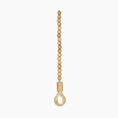 Delira Hanglamp Massief Hout Kralendetail