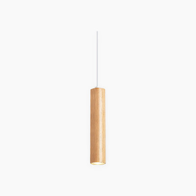 Delira Hanglamp Houten Cilinder Spotlicht
