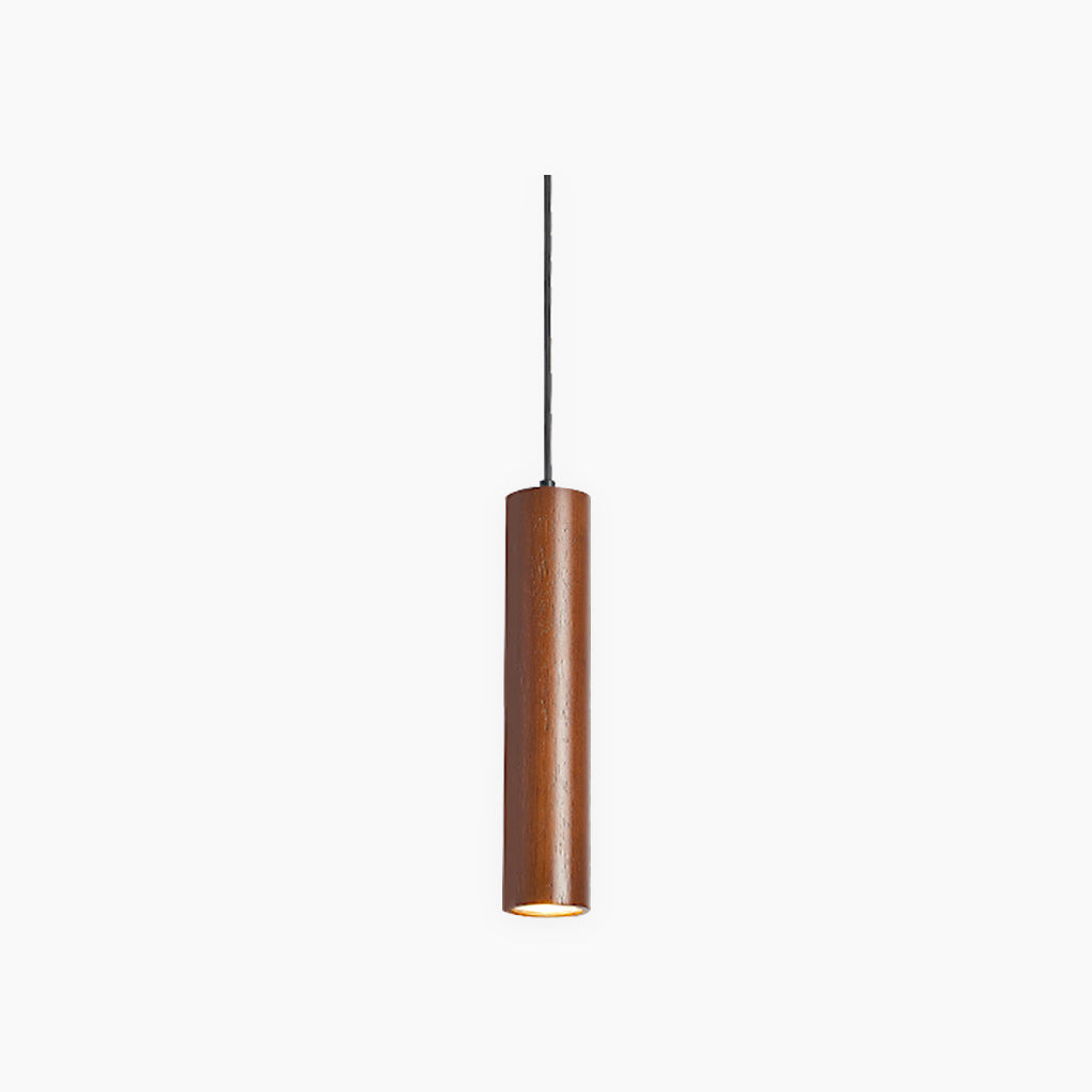 Delira Hanglamp Houten Cilinder Spotlicht