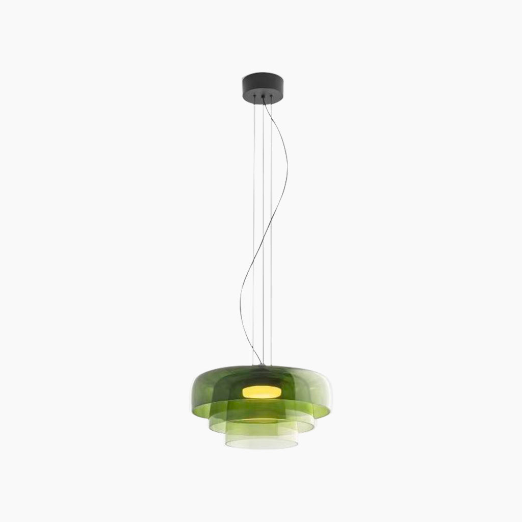 Delira Hanglamp Gelaagd Gekleurd Glas