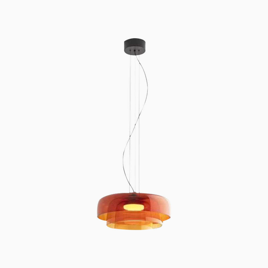 Delira Hanglamp Gelaagd Gekleurd Glas