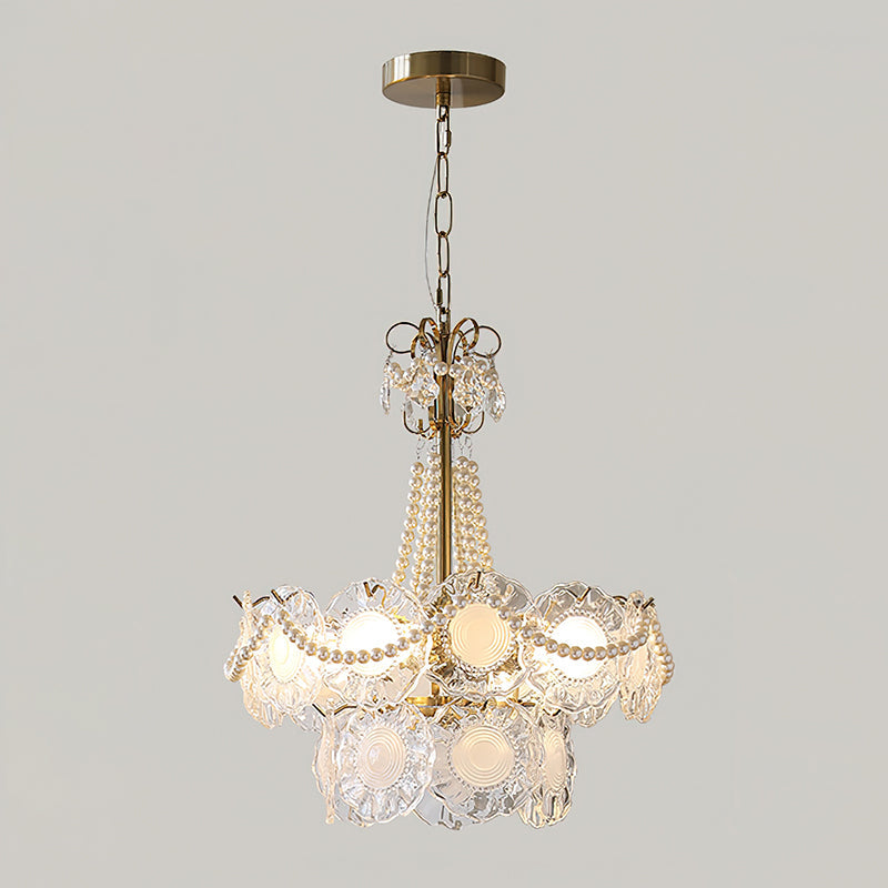 Delira Kroonluchter Met Parelaccenten