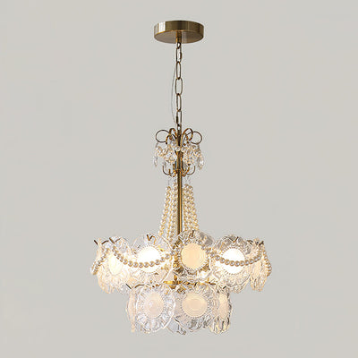 Delira Kroonluchter Met Parelaccenten