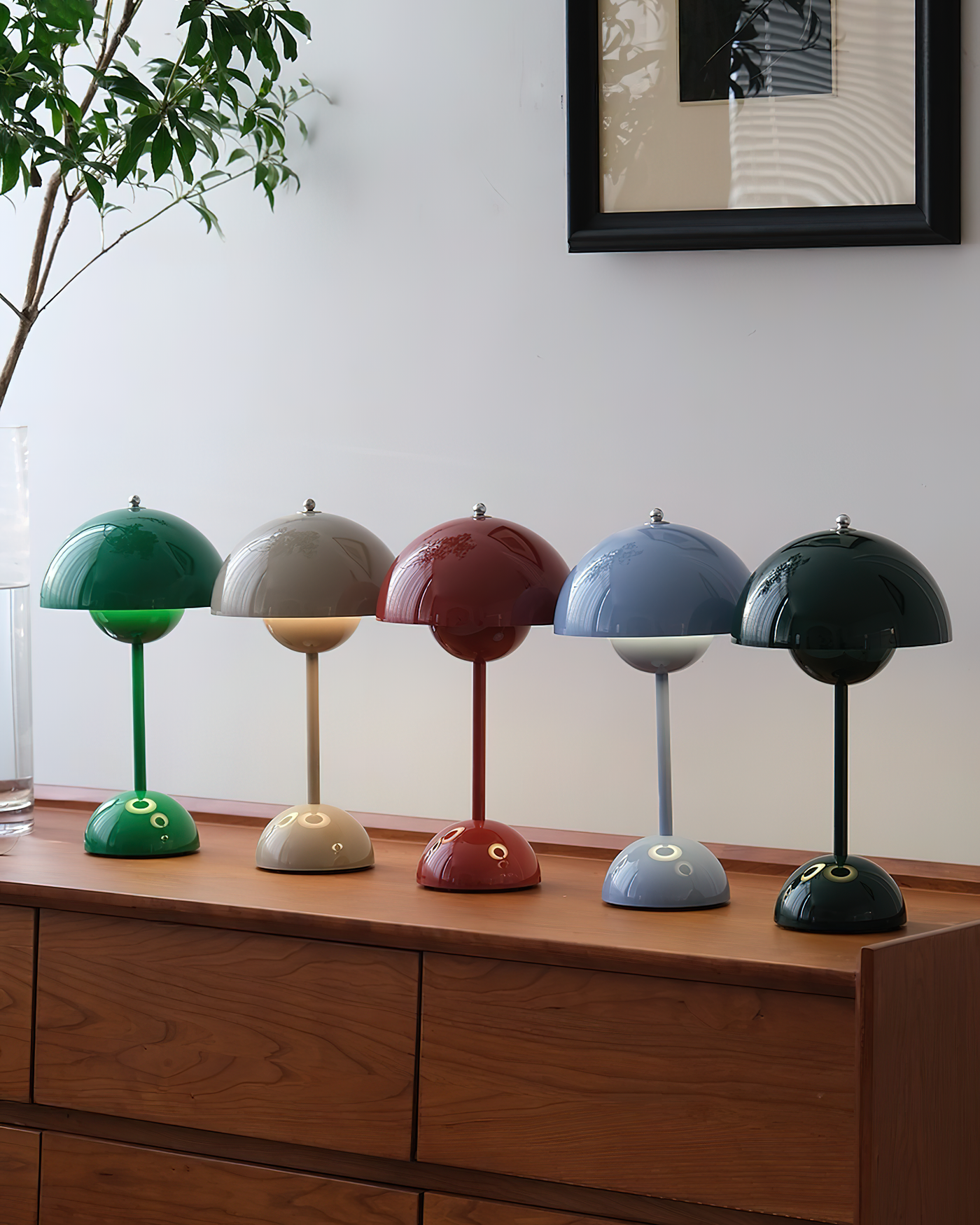 Delira Bureaulamp Metaal Bolvormig Design