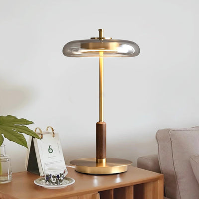 Delira Tafellamp Glas en Messing Modern Design
