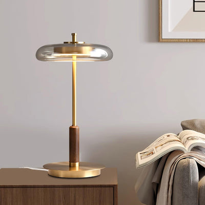 Delira Tafellamp Glas en Messing Modern Design