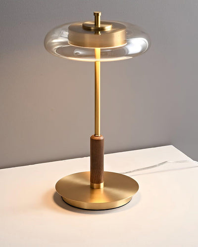 Delira Tafellamp Glas en Messing Modern Design