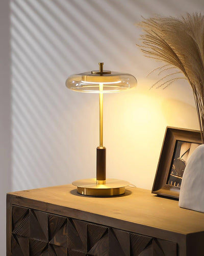 Delira Tafellamp Glas en Messing Modern Design
