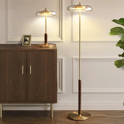 Delira Tafellamp Glas en Messing Modern Design