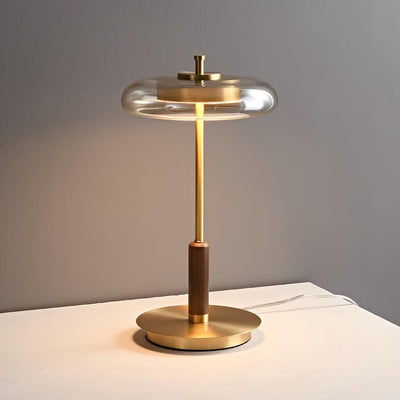 Delira Tafellamp Glas en Messing Modern Design