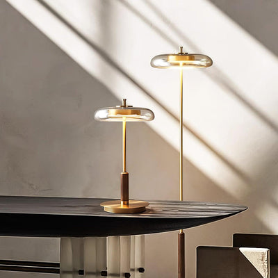 Delira Tafellamp Glas en Messing Modern Design