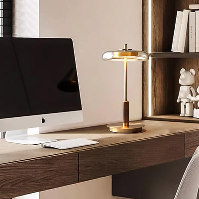 Delira Tafellamp Glas en Messing Modern Design