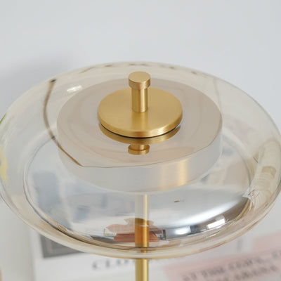 Delira Tafellamp Glas en Messing Modern Design