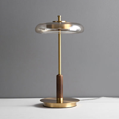 Delira Tafellamp Glas en Messing Modern Design
