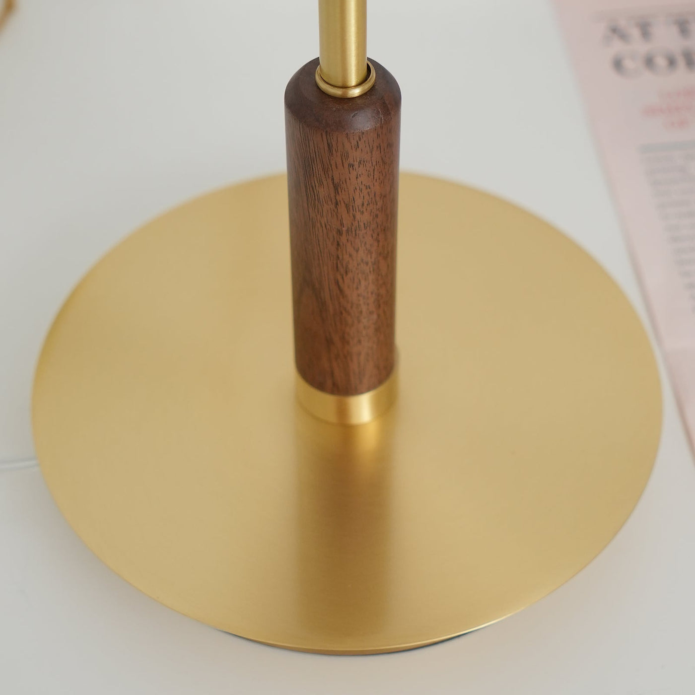 Delira Tafellamp Glas en Messing Modern Design