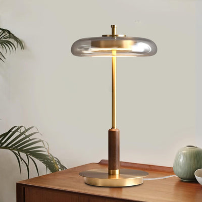 Delira Tafellamp Glas en Messing Modern Design