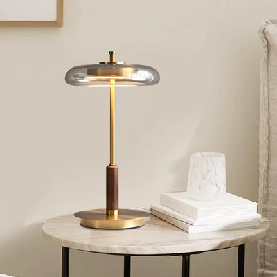 Delira Tafellamp Glas en Messing Modern Design