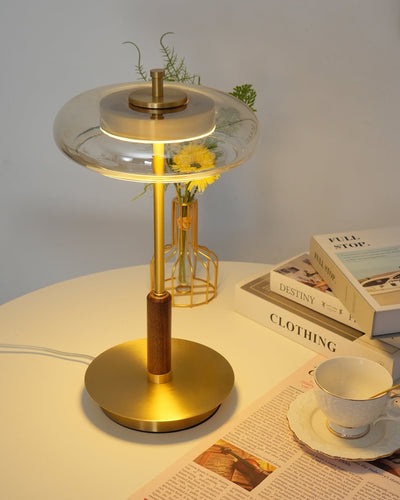 Delira Tafellamp Glas en Messing Modern Design