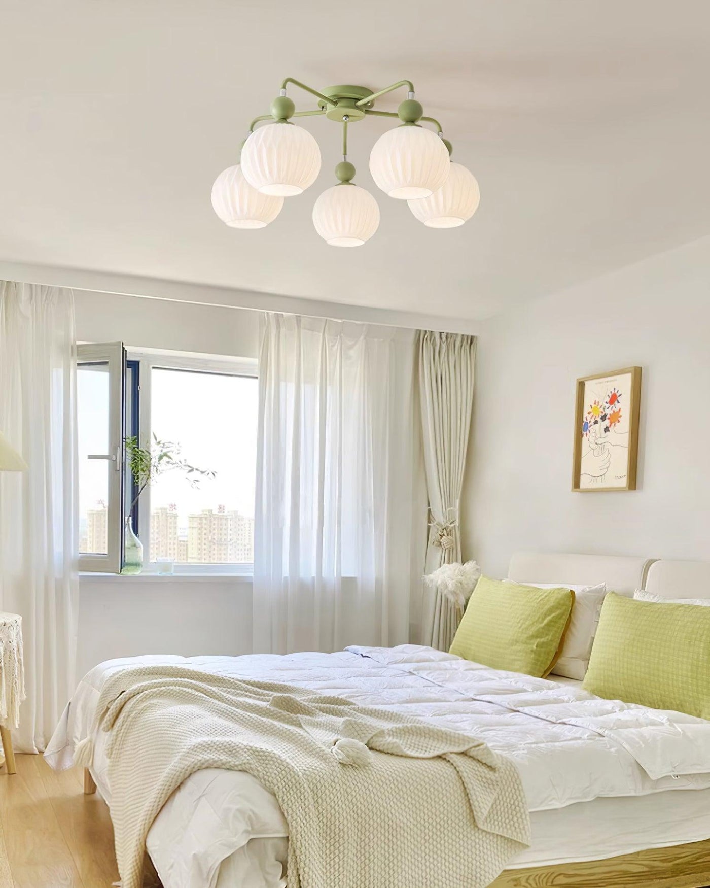 Delira Plafondlamp Glazen Pompoenvorm Design