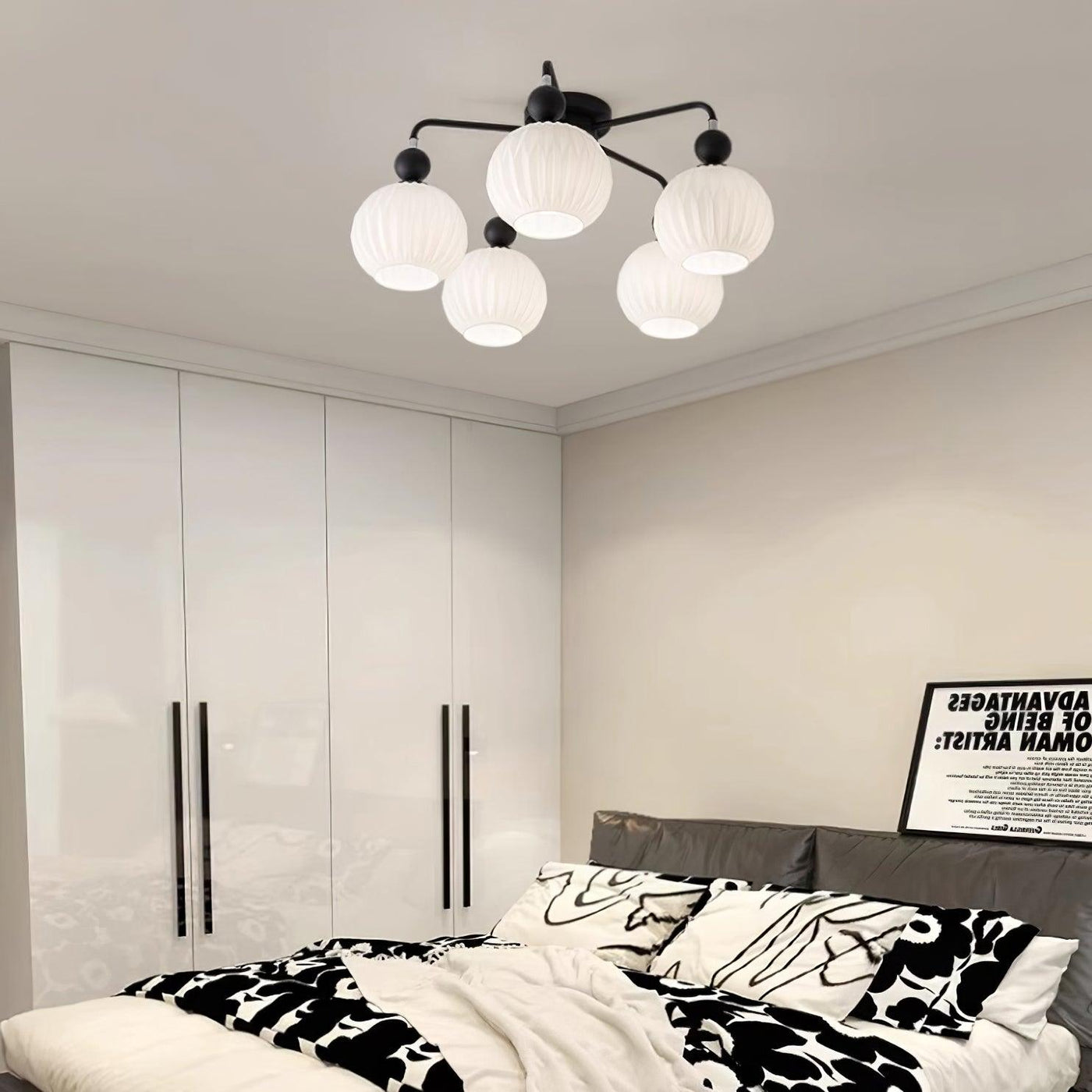 Delira Plafondlamp Glazen Pompoenvorm Design