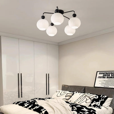 Delira Plafondlamp Glazen Pompoenvorm Design
