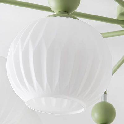 Delira Plafondlamp Glazen Pompoenvorm Design