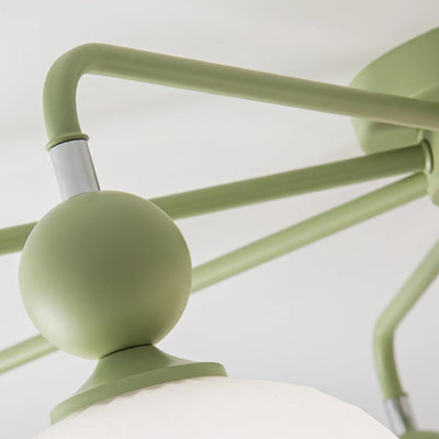 Delira Plafondlamp Glazen Pompoenvorm Design