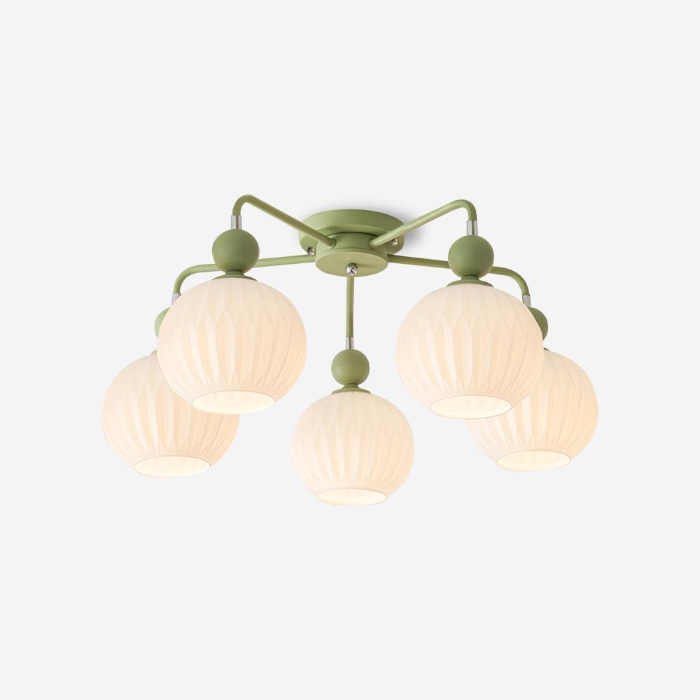 Delira Plafondlamp Glazen Pompoenvorm Design