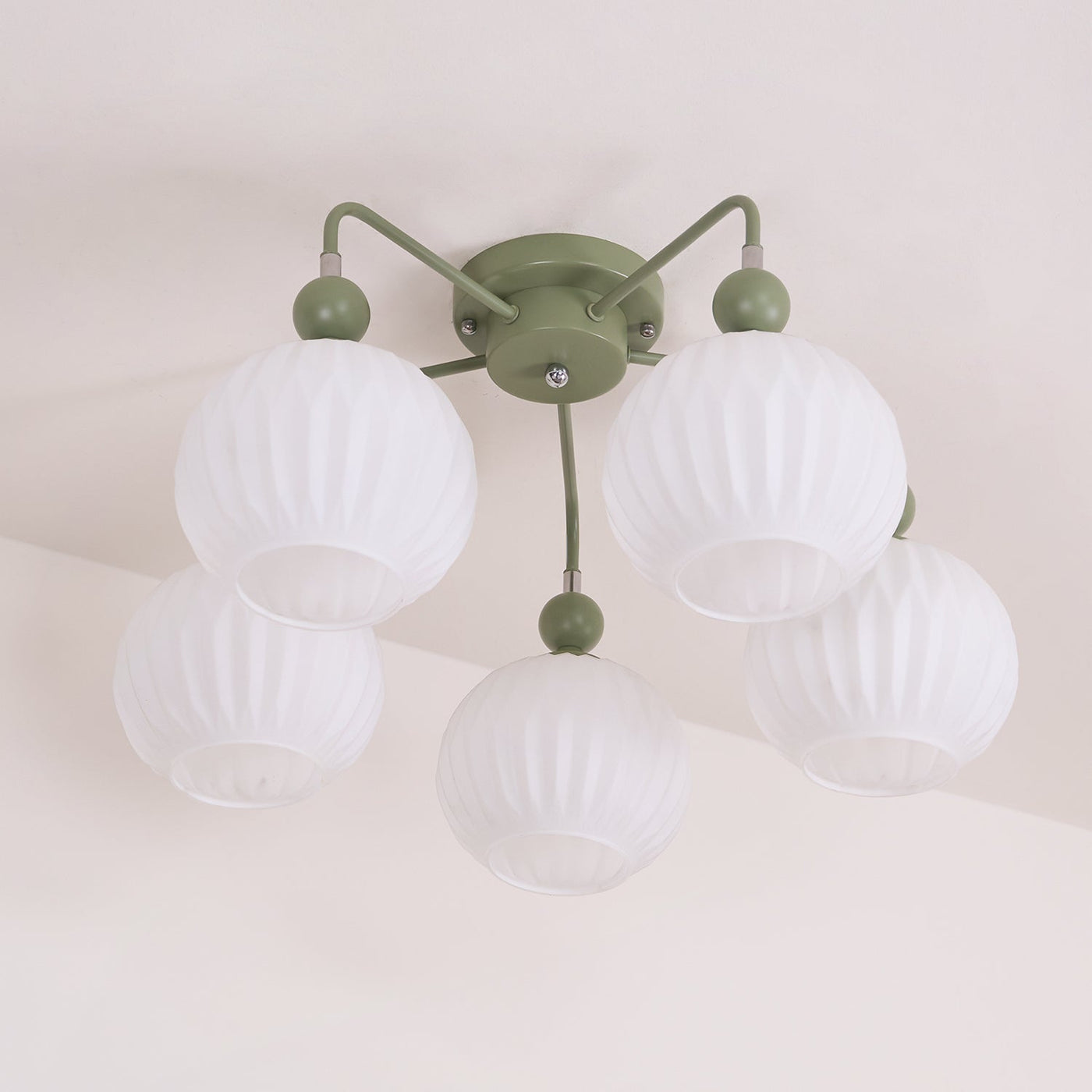 Delira Plafondlamp Glazen Pompoenvorm Design