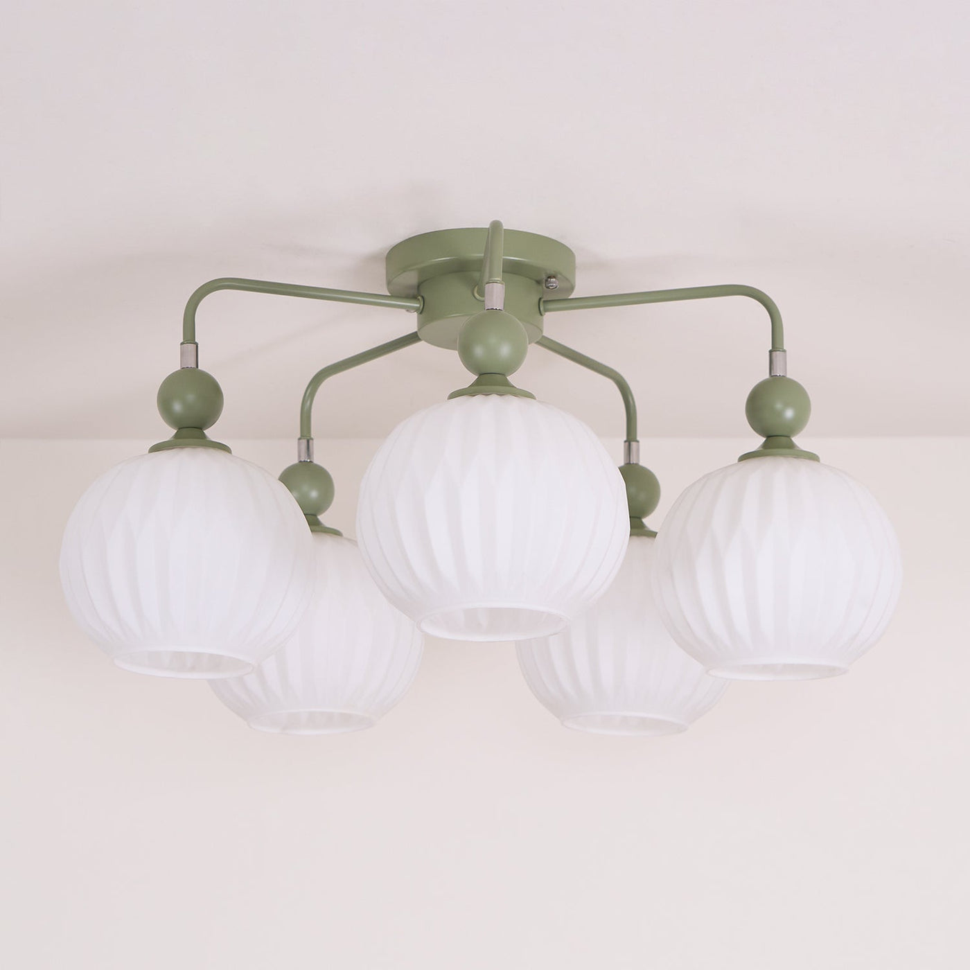Delira Plafondlamp Glazen Pompoenvorm Design