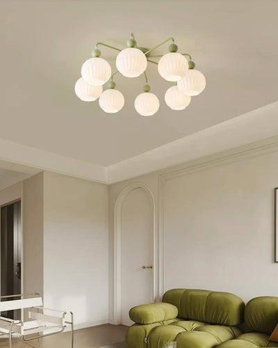Delira Plafondlamp Glazen Pompoenvorm Design