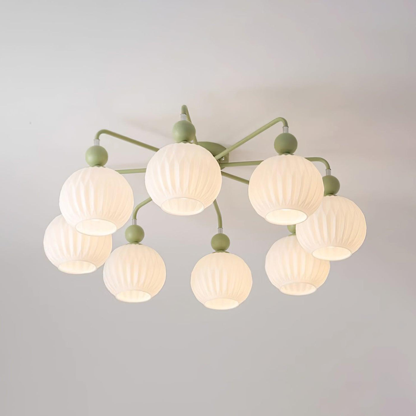 Delira Plafondlamp Glazen Pompoenvorm Design